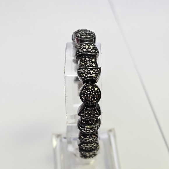 Judith Jack Jewelry - Judith Jack Art Deco Style Sterling Silver & Marcasites Bracelet!